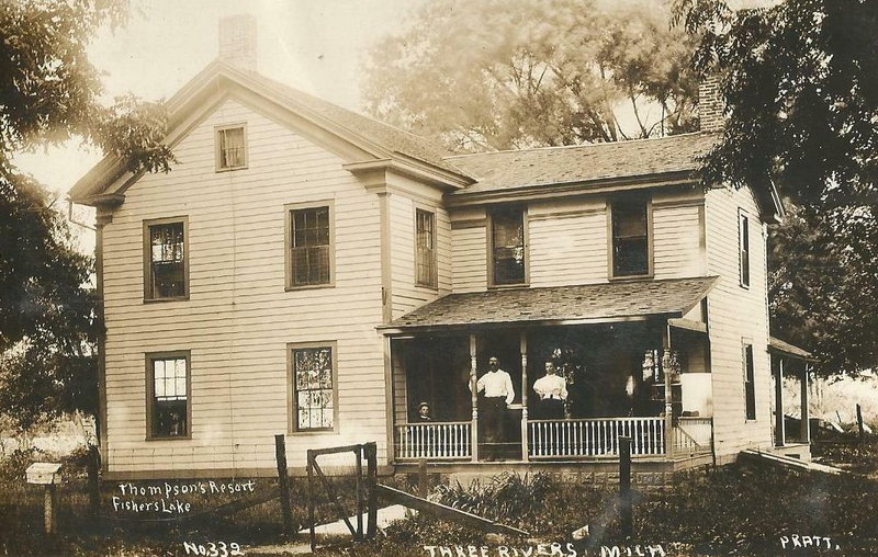 Fishers Lake (Fisher Lake, Fishers Lake) - Vintage Postcard (newer photo)